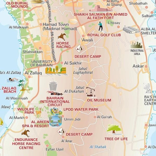 mapa da árbore da vida Bahrein