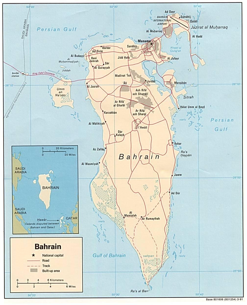 mapa de exposición estrada Bahrein