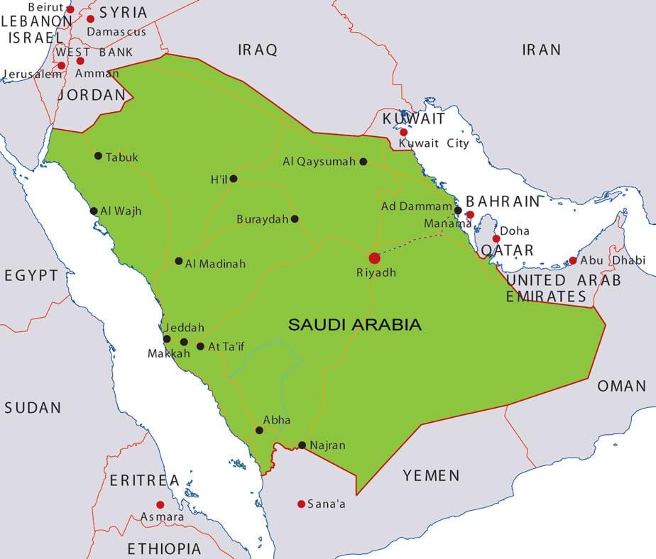 mapa da universidade de Bahrein