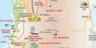 Mapa da árbore da vida Bahrein