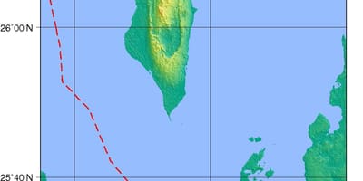 Mapa de Bahrein física