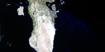 Mapa de Bahrein satélite