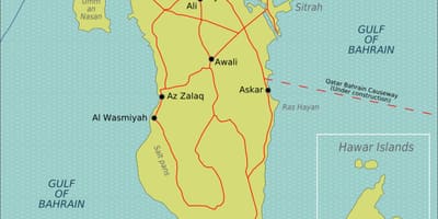 Bahrain o aparcadoiro do aeroporto internacional mapa